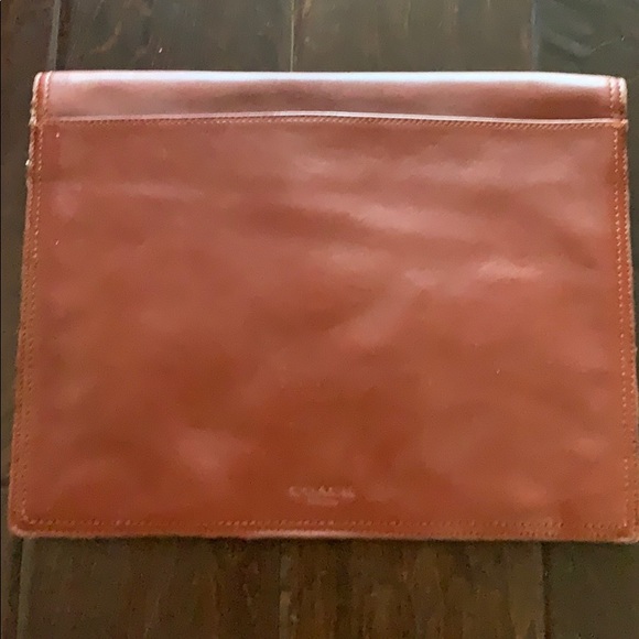 Coach large leather envelope clutch - Picture 4 of 6